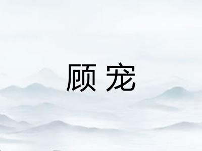 顾宠