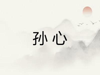 孙心