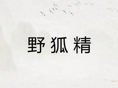 野狐精