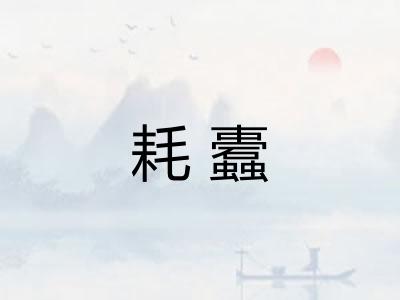 耗蠹