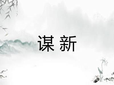谋新