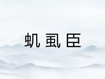 虮虱臣