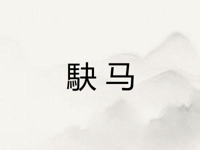 駃马