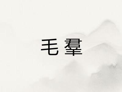 毛羣