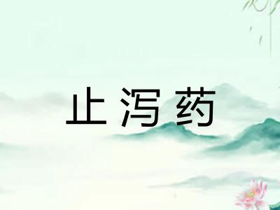 止泻药