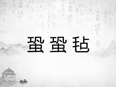 蛩蛩毡