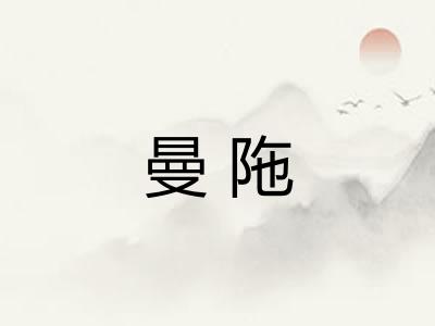 曼陁