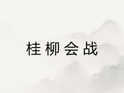 桂柳会战