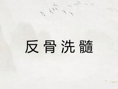 反骨洗髓