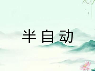 半自动