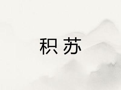 积苏
