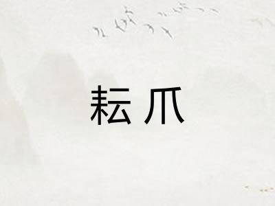 耘爪