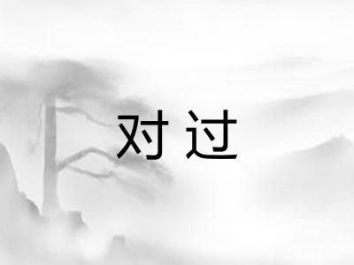 对过