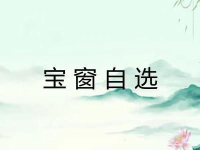 宝窗自选