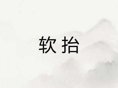 软抬