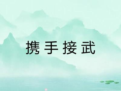 携手接武