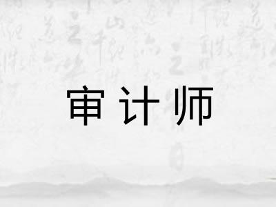 审计师