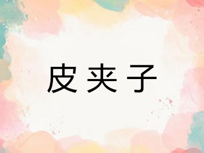 皮夹子 皮夹子