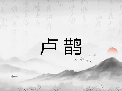 卢鹊