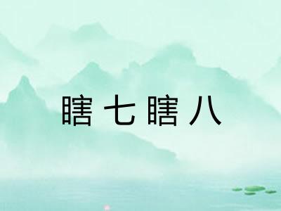 瞎七瞎八