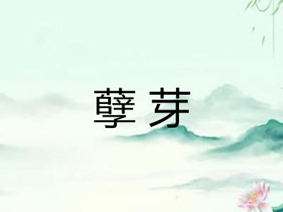 孽芽