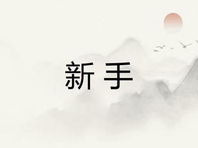 新手