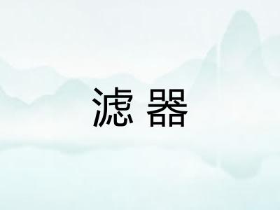 滤器