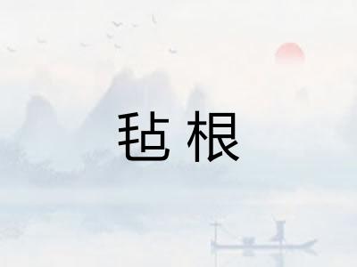 毡根