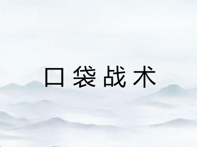 口袋战术