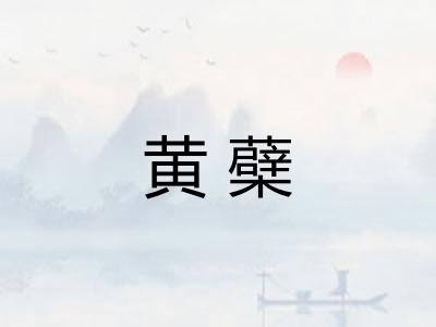 黄蘗