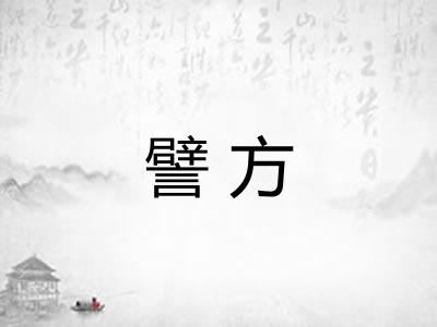 譬方