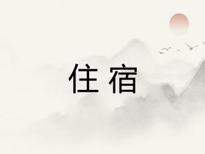 住宿
