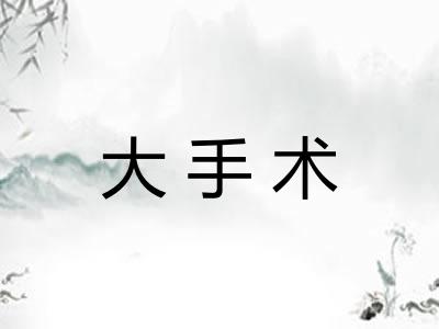 大手术