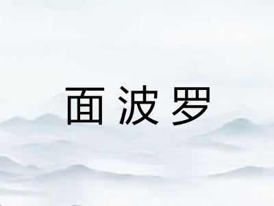 面波罗