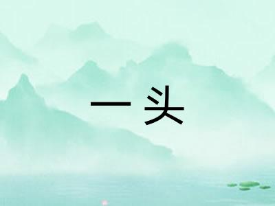 一头