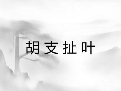 胡支扯叶