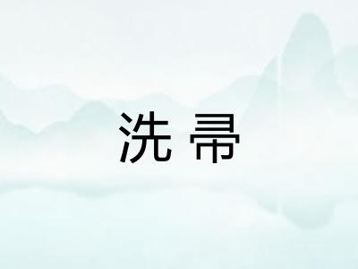 洗帚