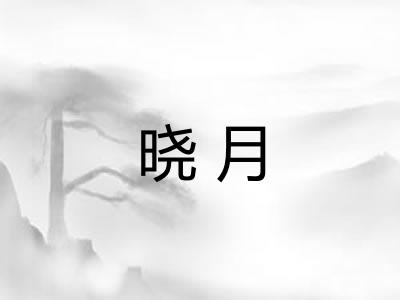 晓月