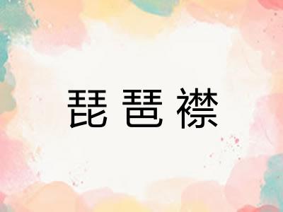 琵琶襟