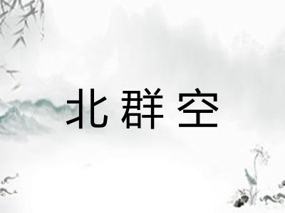 北群空