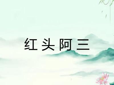 红头阿三