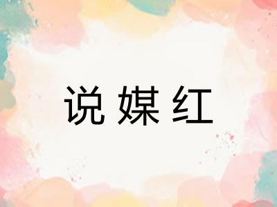 说媒红