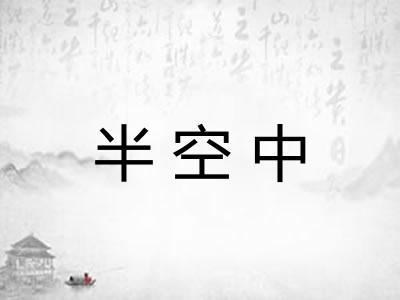 半空中
