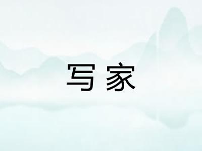 写家