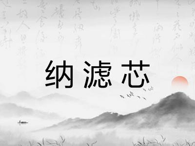 纳滤芯