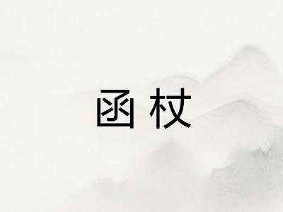 函杖