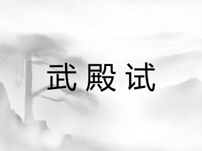 武殿试