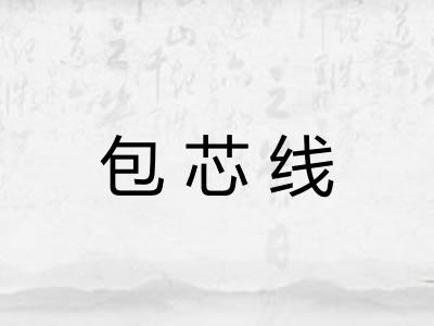 包芯线