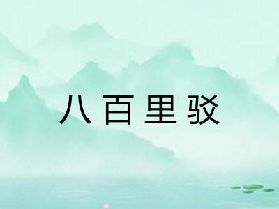 八百里驳