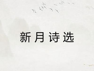 新月诗选